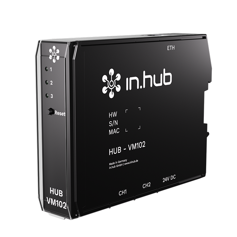 Produktbild vom Modul für Schwingungsmonitoring HUB-VM102